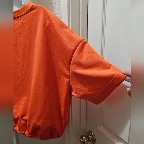 Bright Orange Graphic Cropped Tee and Shorts LoungeSet Size XXL NWOT - Picture 8 of 16